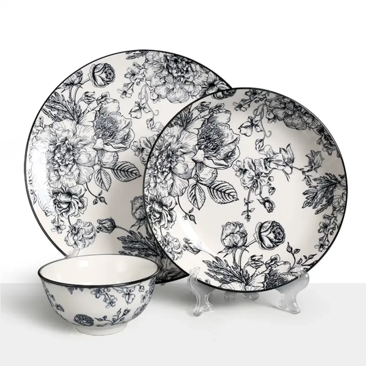 The Blossom Flower Porcelain Collection Pad Print