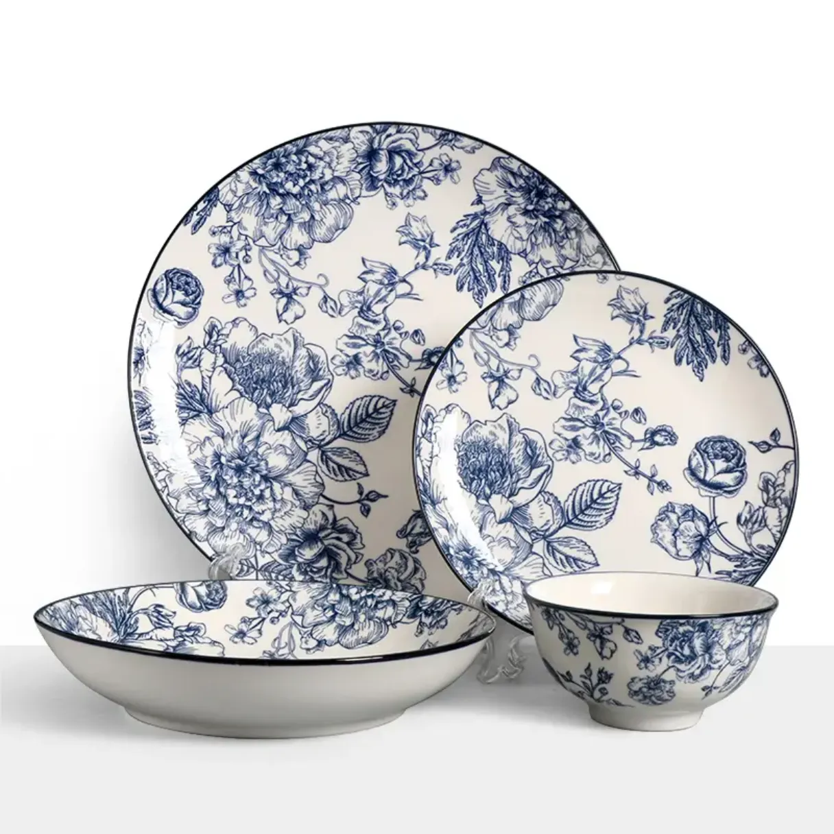 The Blossom Flower Porcelain Collection Pad Print