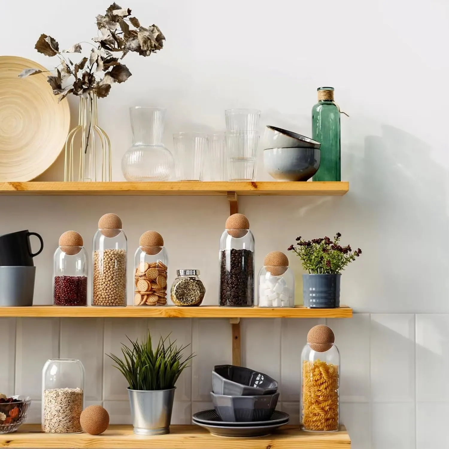 Seasonal Decor with Glass Jars &#038; Wooden Lids:  Timeless Elegance for Every Calendar Turn