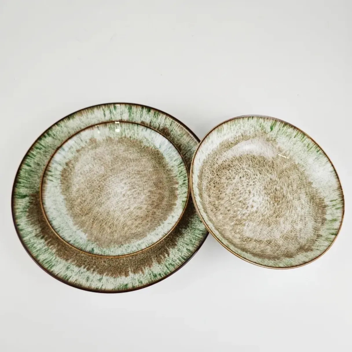 pad printing dinneware set reactive glaze effect pad printing dinneware set reactive glaze effect