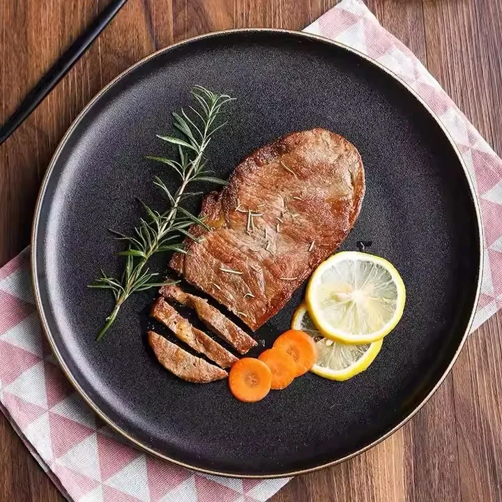 Minimalist Black Ceramic Dinner Sets: Where Form Meets Functional Artistry