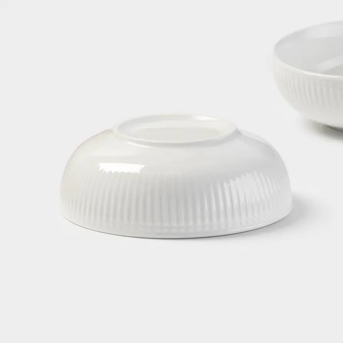 fluting pattern embossed bowl porcelain bowl fluting pattern embossed bowl porcelain bowl