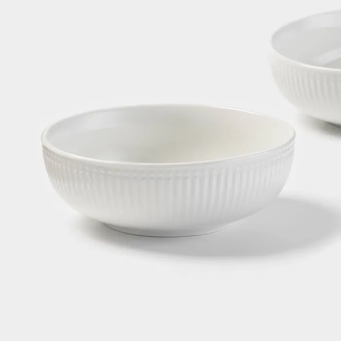 fluting pattern embossed bowl porcelain bowl fluting pattern embossed bowl porcelain bowl