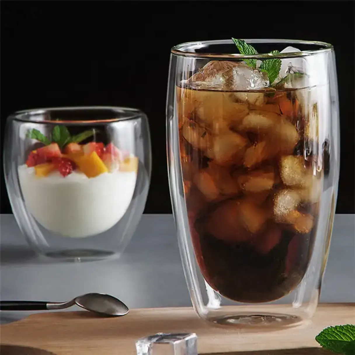 double wall mug without handle 80ml/250ml/350ml/450ml/650ml