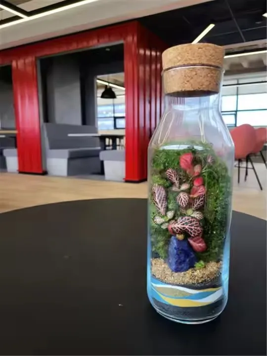 Modern Design Table Decoration Glass Jar