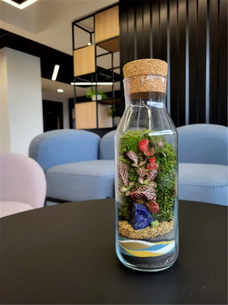 Modern Design Table Decoration Glass Jar