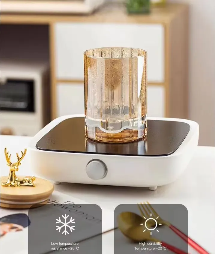 Amber Vertical Stripe High Borosilicate Glass Jars With Elk Bamboo Lid