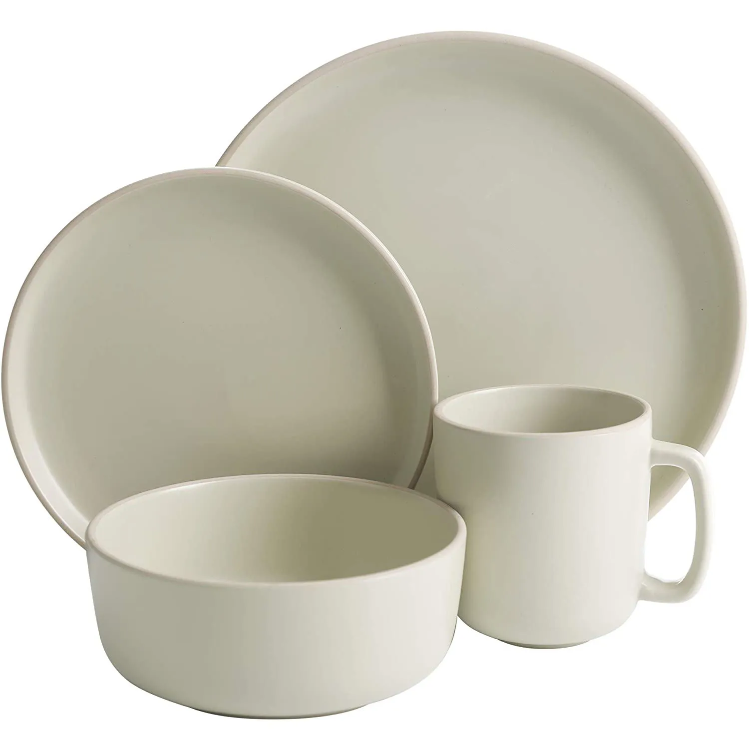Solid Color Retro Glaze Stoneware Dinnerset