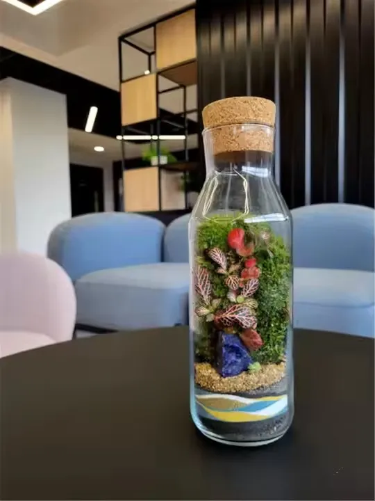 Modern Design Table Decoration Glass Jar