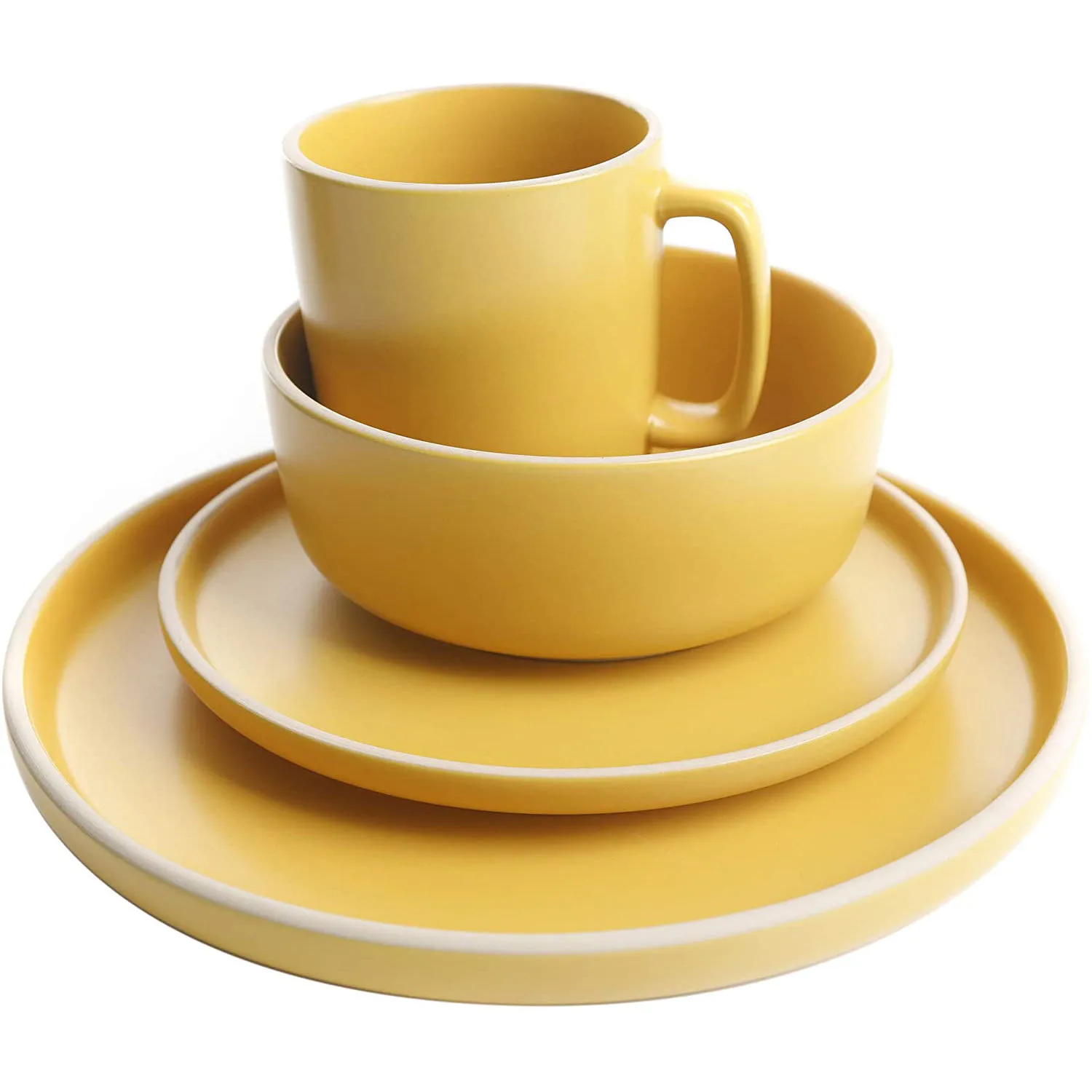 Solid Color Retro Glaze Stoneware Dinnerset