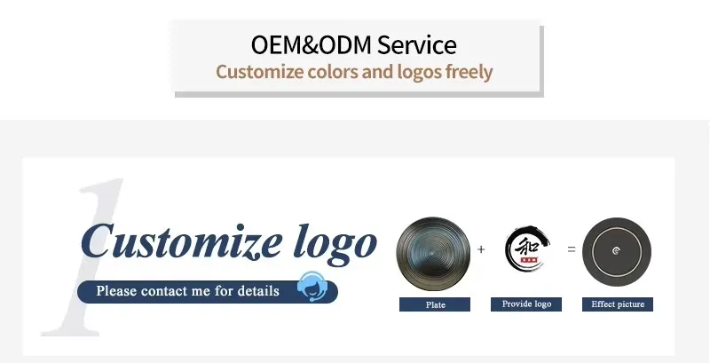 Black solid glaze relief porcelain dinner set