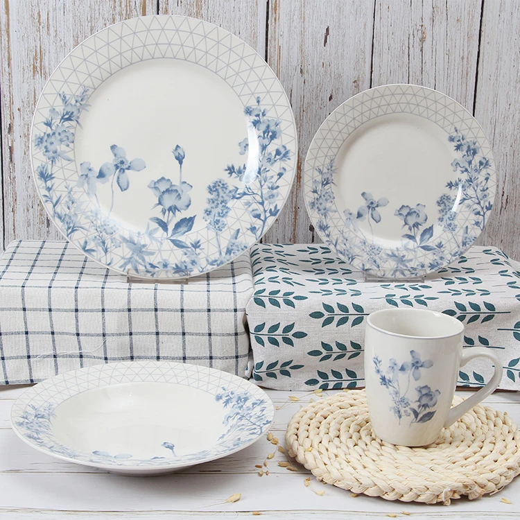 Floral Geometry The Modern Ceramic Dinnerware Collection