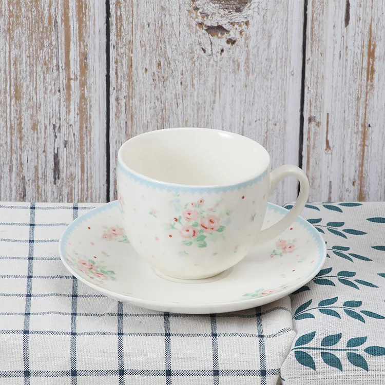 fake reactive glaze pattern pad print dinner sets