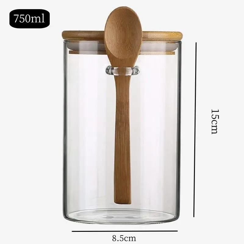 glass storage jar